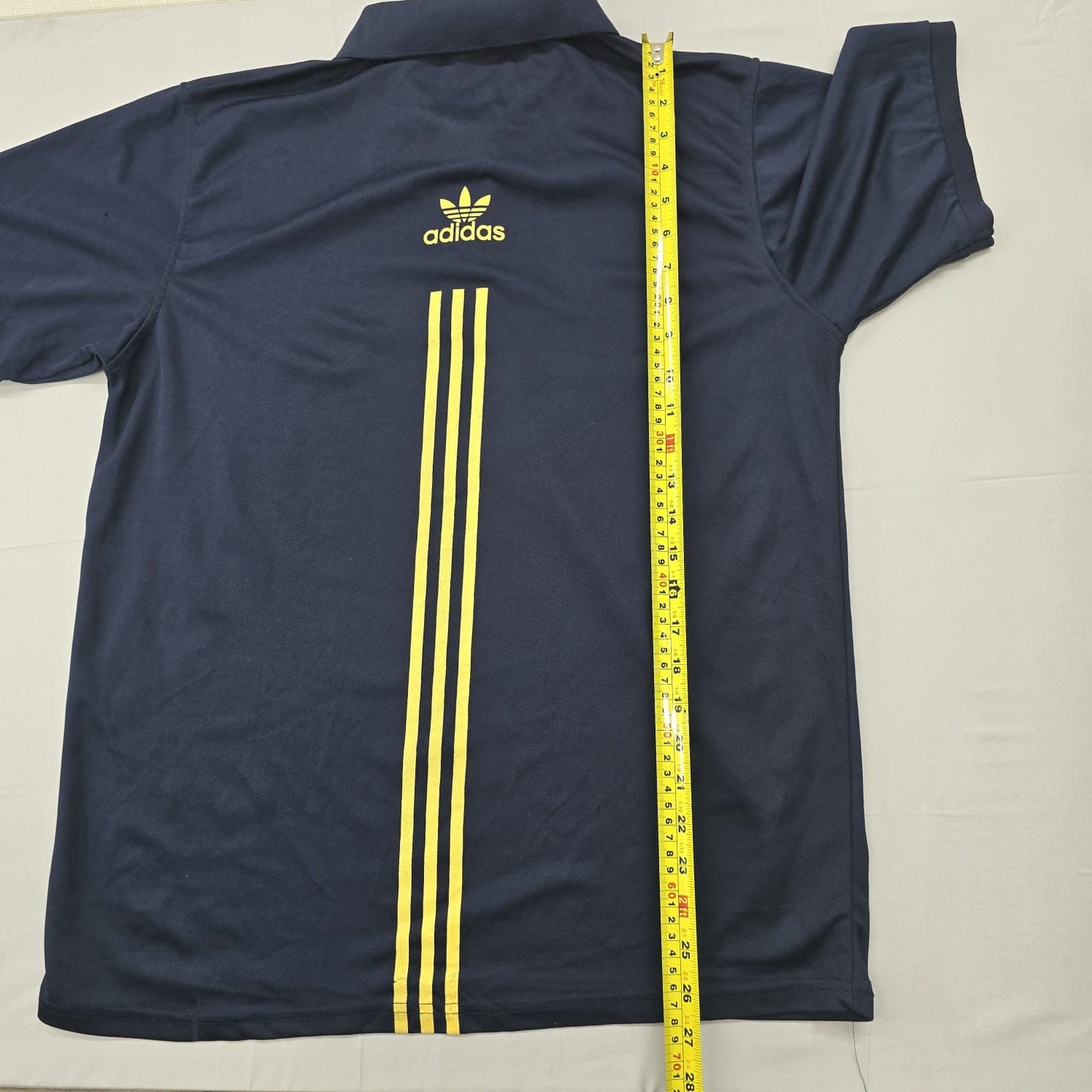 Adidas Men's Navy Polo Shirt XL Short Sleeve Button-Down