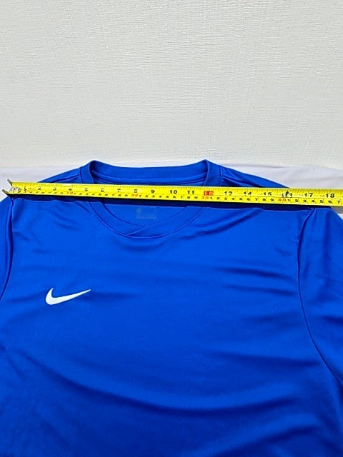 Nike Unisex Blue Dri-FIT Jersey Short Sleeve Crew Neck Size Regular