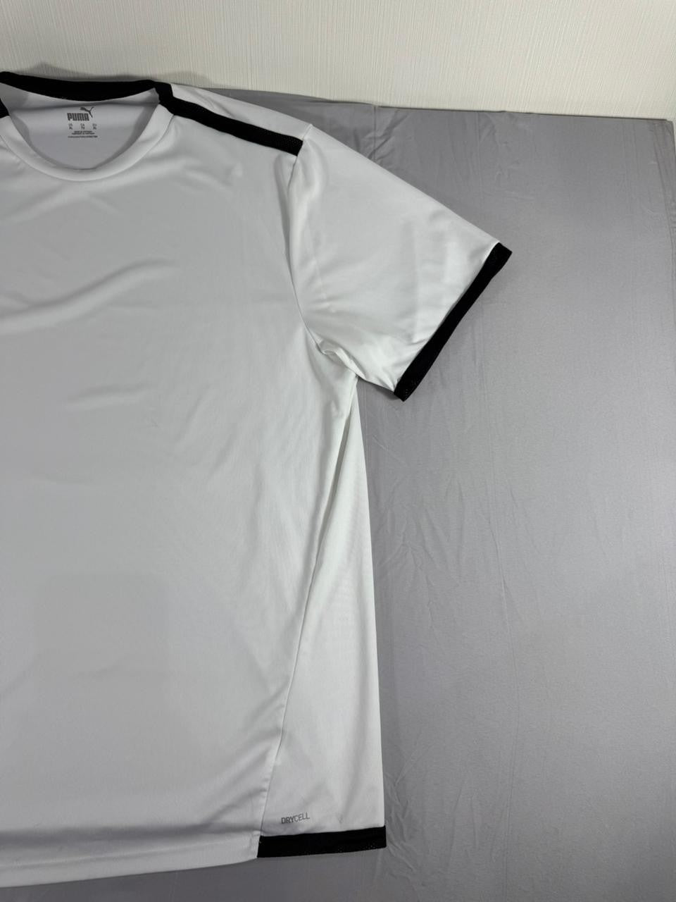 Puma Men's XL White Training Sports T-Shirt DryCell Athletic Tee