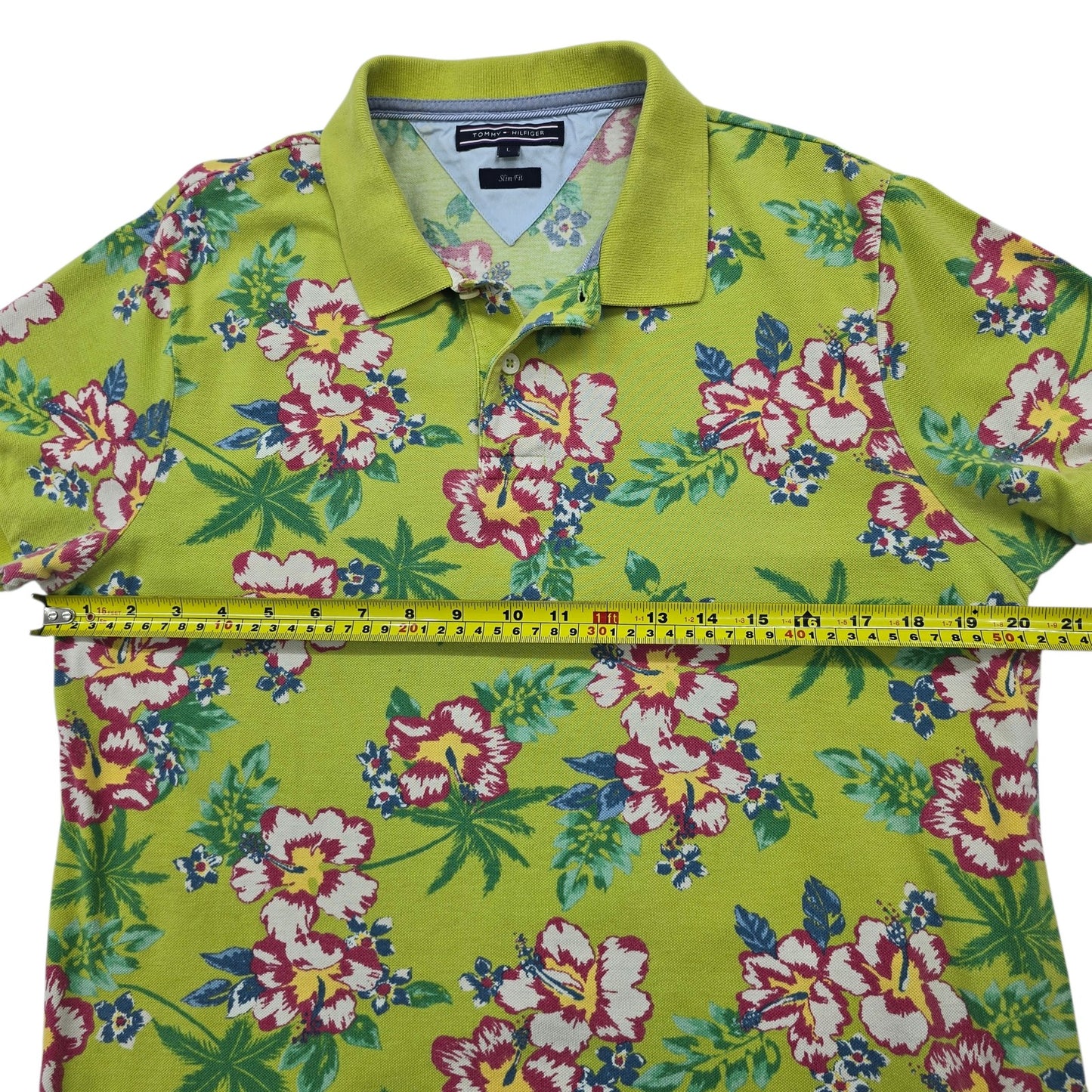 Tommy Hilfiger Men Green Polo Shirt size L product image 7