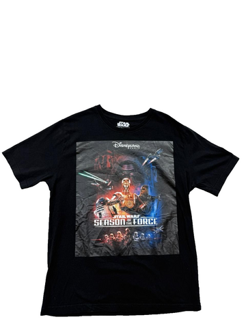 Disney Star Wars Season Of The Force Black T-Shirt M Cotton