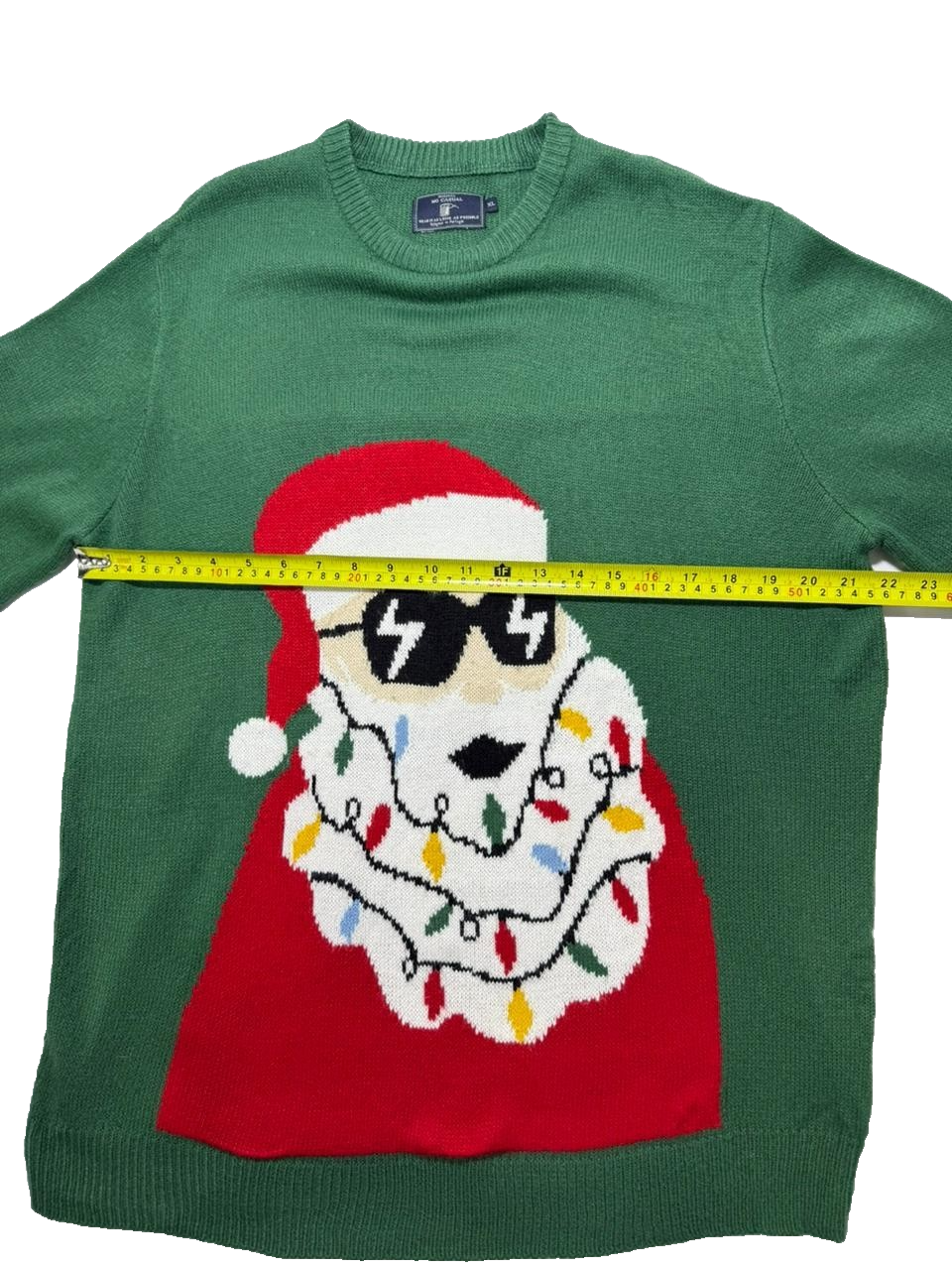 Original Mo Casual Wear It As Long As Possible Sweater Sta Claus Green Color