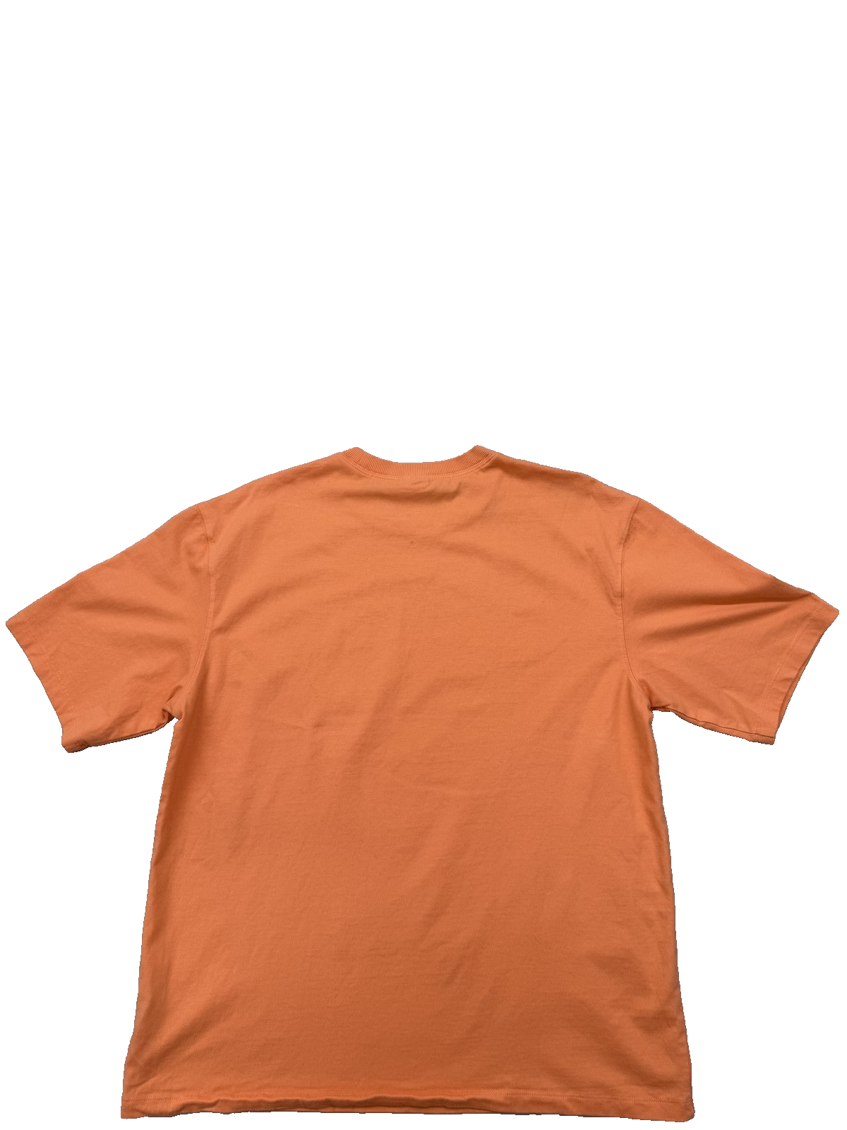 Adidas Men's Orange Cotton T-Shirt Small Crew Neck Short Sleeve