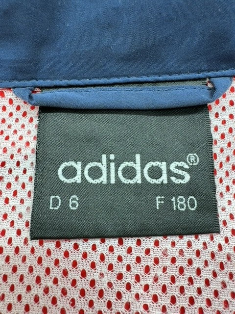 Adidas Men's Red Windbreaker Activewear Jacket Size M Nylon Zipper