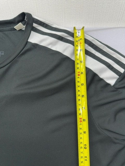 Adidas Men's Black Stripe Primegreen Jersey 2XL Short Sleeve