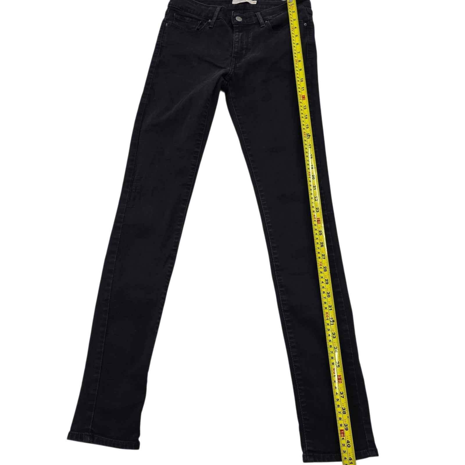 Levi's Women Black Jeans size W29 L34 product image 8