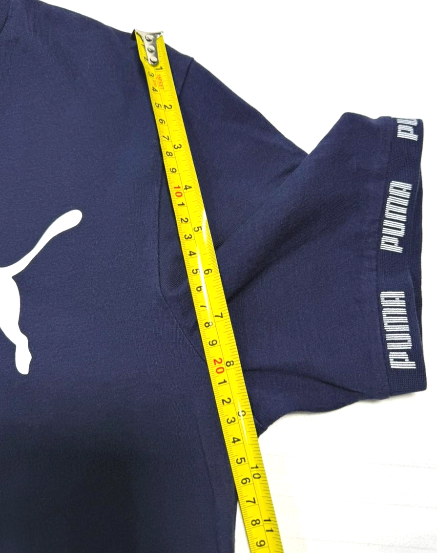 Puma Men's Essentials No. 1 Logo T-Shirt In Blue - Size M