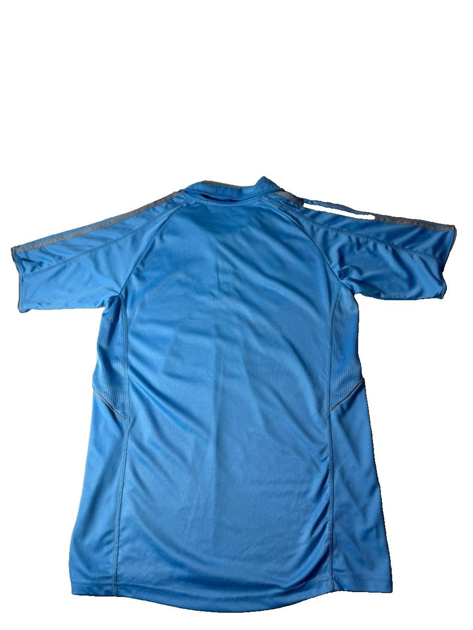 Adidas Men's Medium Polo Shirt Blue ClimaCool Sports Football Top