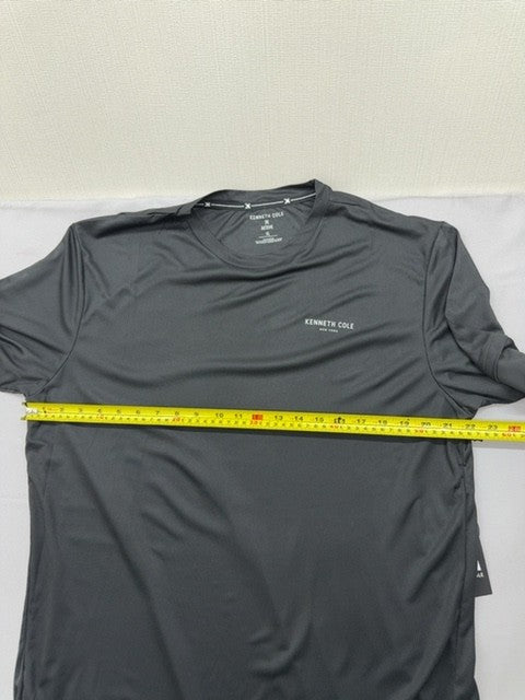 Kenneth Cole Men's XL Grey Long Sleeve Active T-Shirt Moisture Wicking