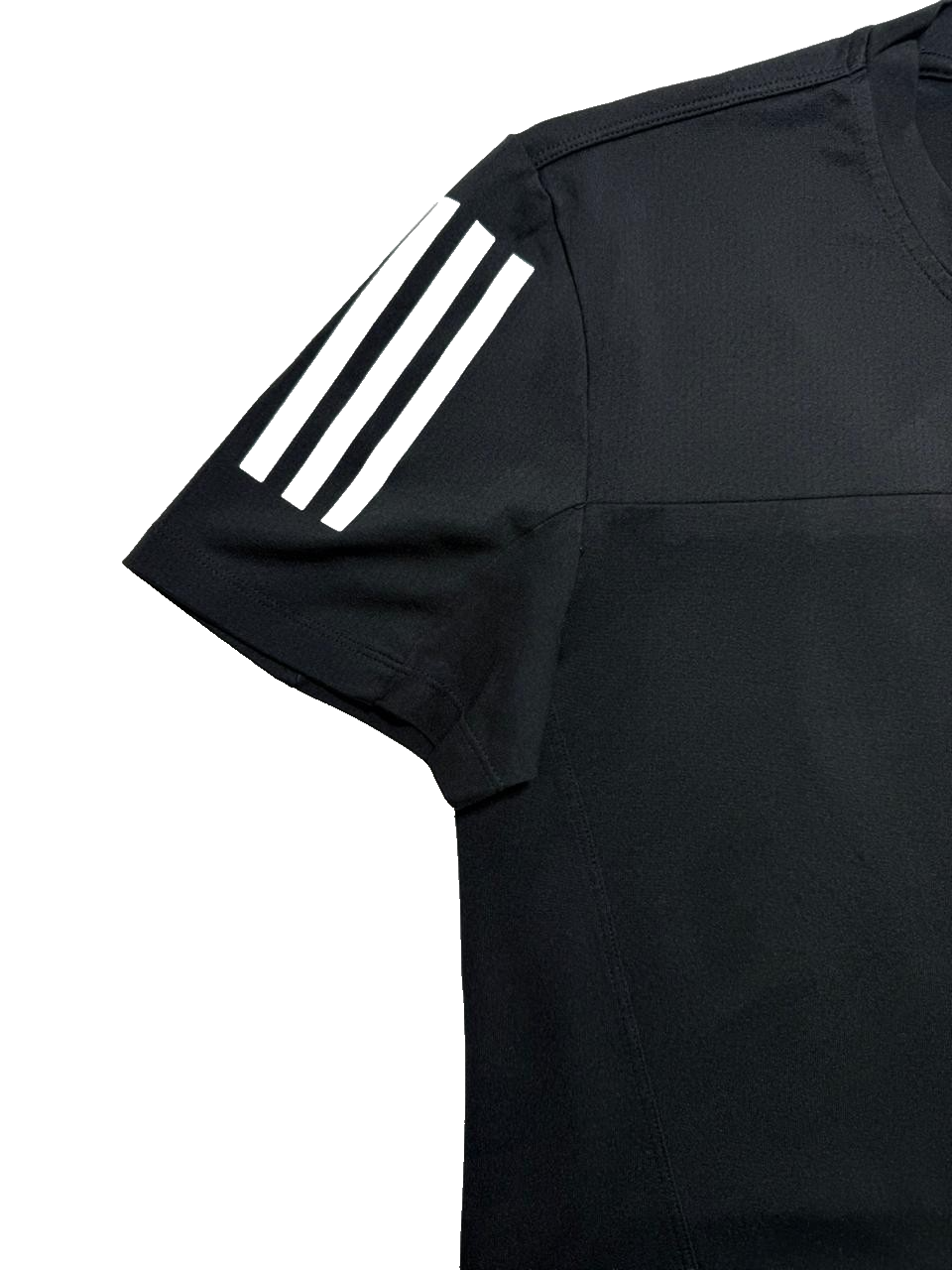 Adidas Own The Run T-Shirt In Black - Size 10