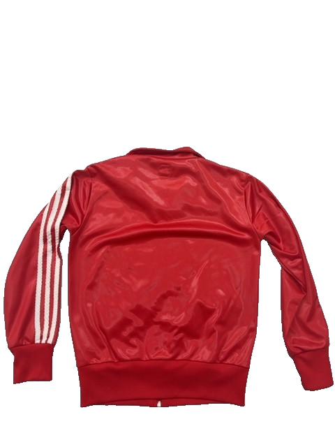 Adidas Men's Red Jacket – Size M, Full Zip, Long Sleeve – Ref 7F951