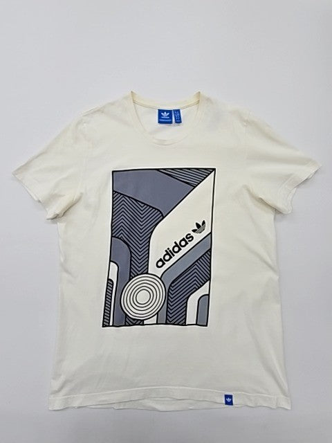 Adidas Men White T-Shirt size L product image 1