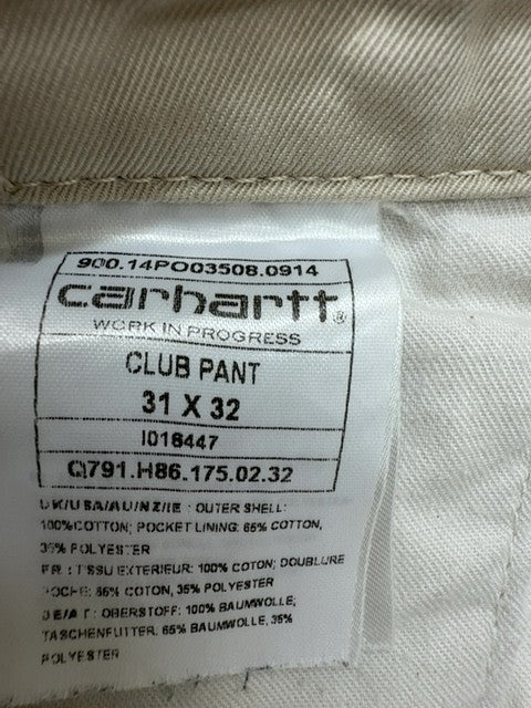 Carhartt Men Beige Pants size 31X32 product image 4