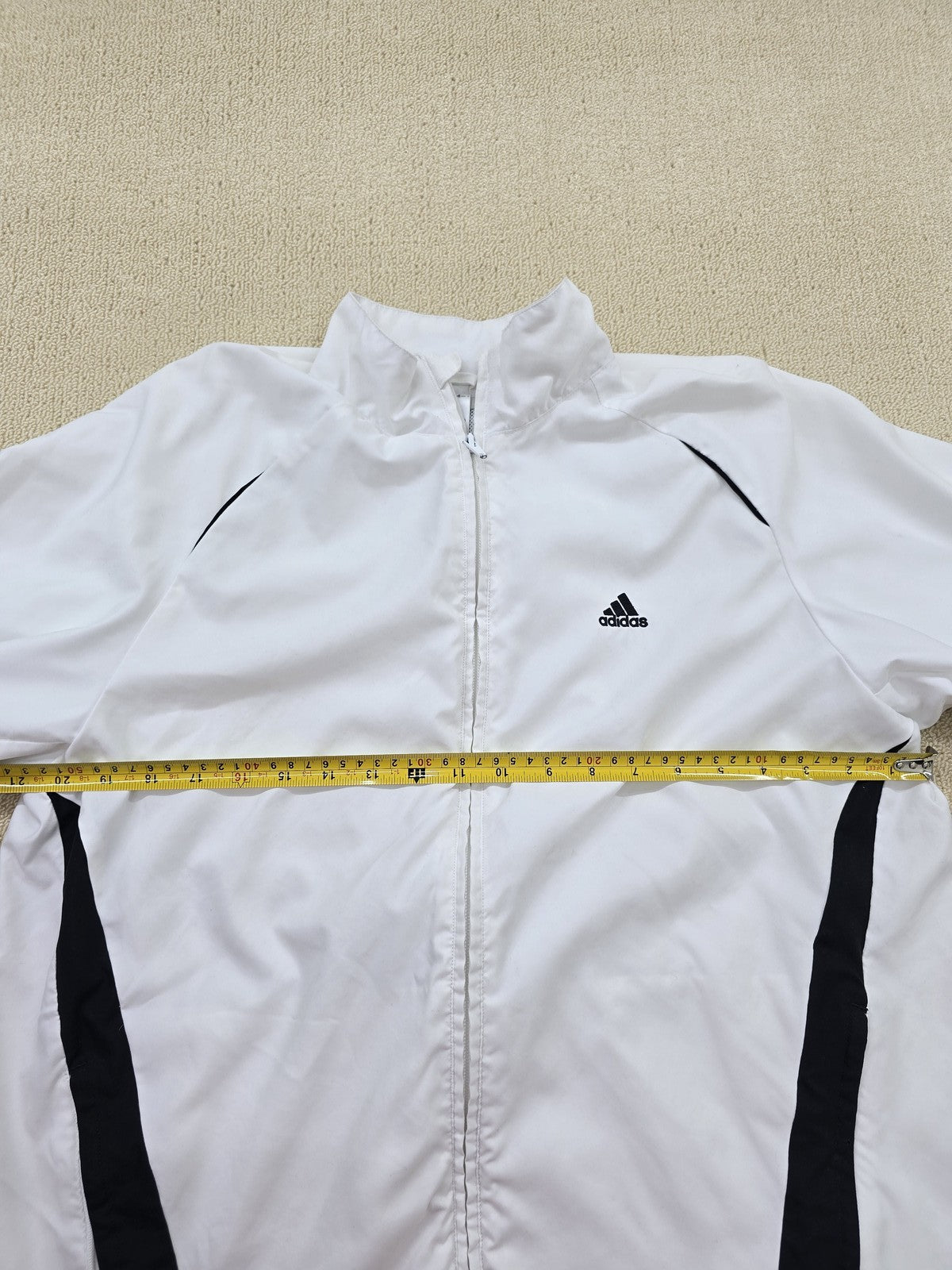 Adidas Men's Track Jacket White Climacool Mesh Polyester M