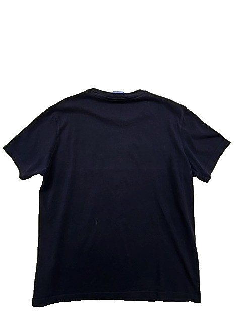Champion Black T-Shirt Medium Short Sleeve Crewneck 100% Cotton