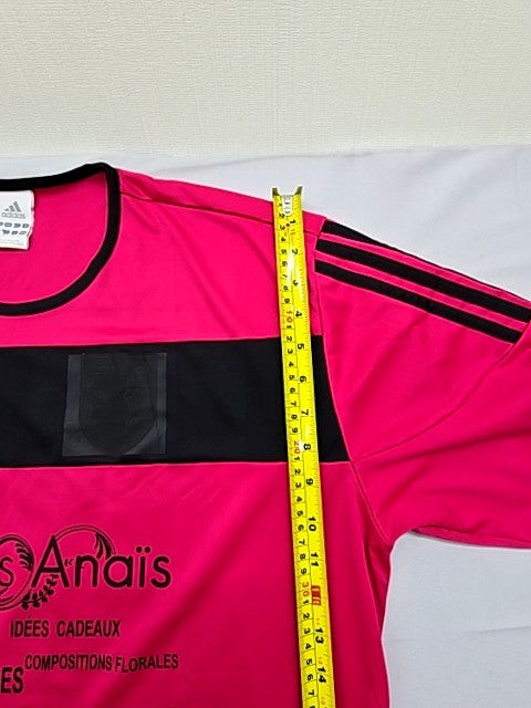 Adidas Pink Jersey Short Sleeve Crew Neck XL Unisex Adult