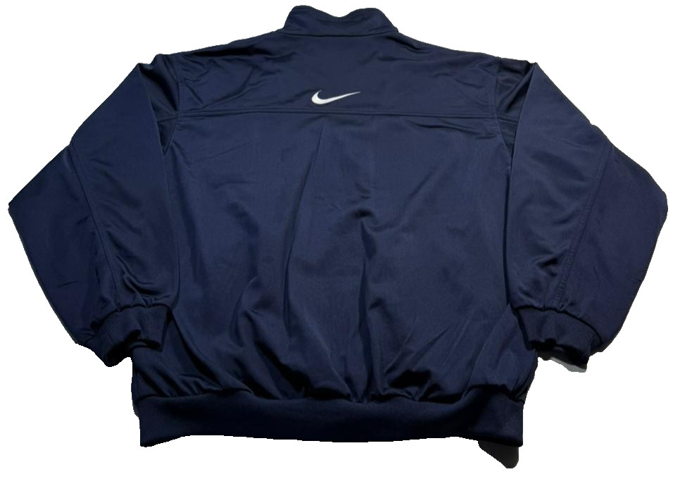 Nike Navy Blue Full-Zip Track Jacket - Size L
