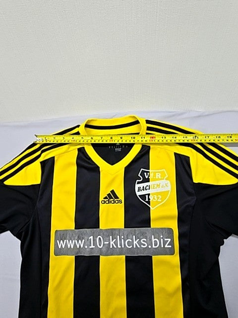 Adidas Men's Black/Yellow Striped Soccer Jersey(#8) L Climacool