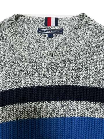 Tommy Hilfiger Men's Long Sleeve Knit Sweater Pullover Crewneck Size L