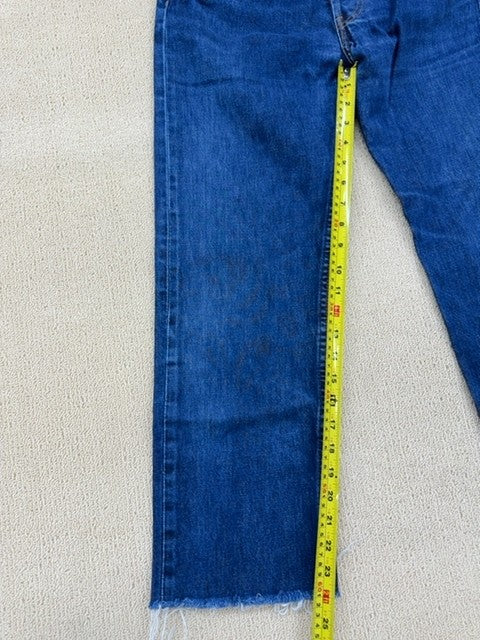 Levi's 501 Men's Indigo Blue Jeans W29 L34 Straight Fit Vintage