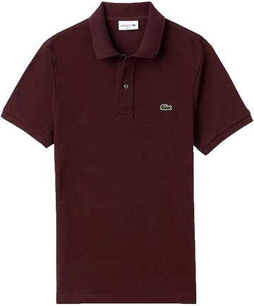 Lacoste Men's Maroon T-Shirt Short Sleeve Cotton Crewneck Casual Tee Size L