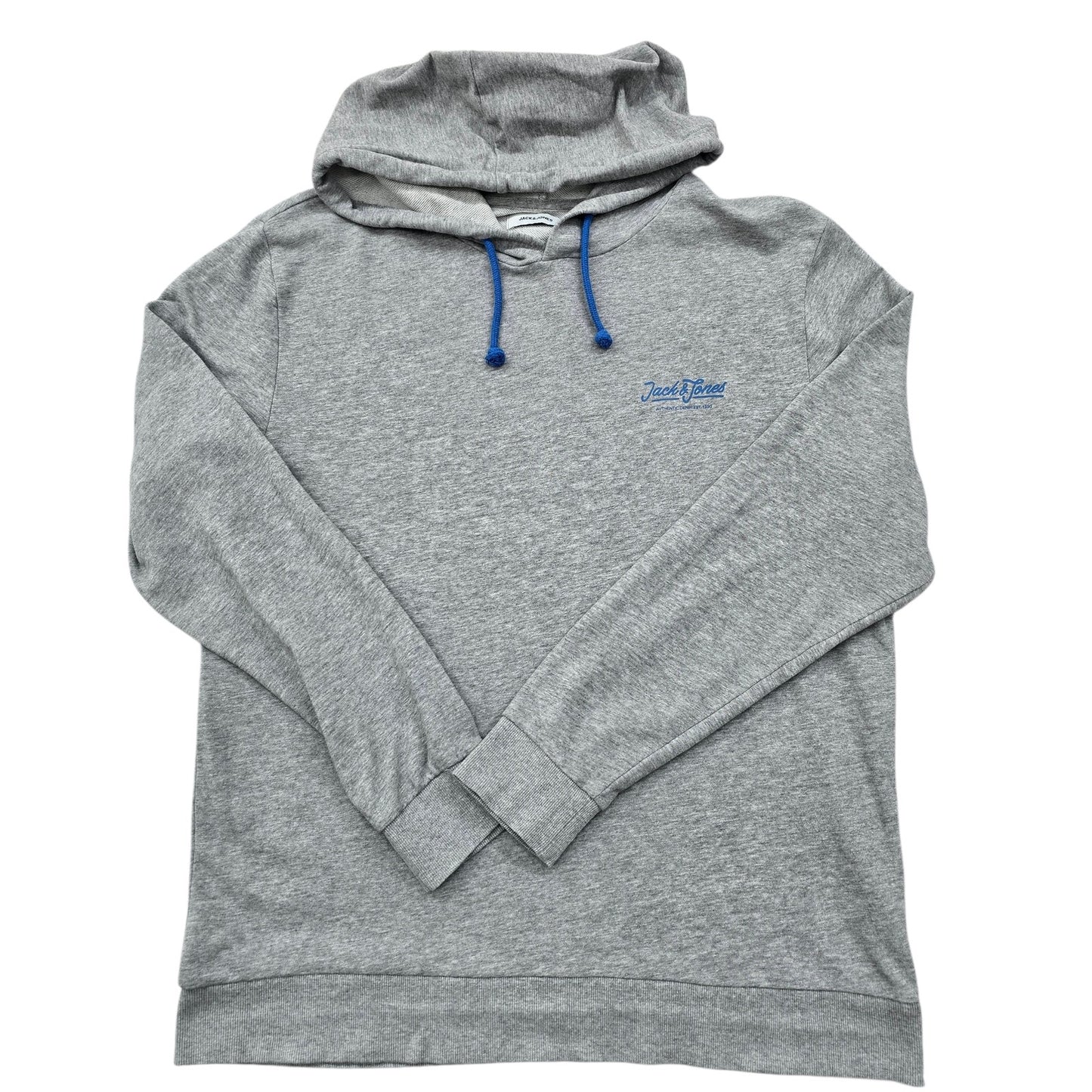 Jack & Jones Men Gray Hoodie size XL product image 1