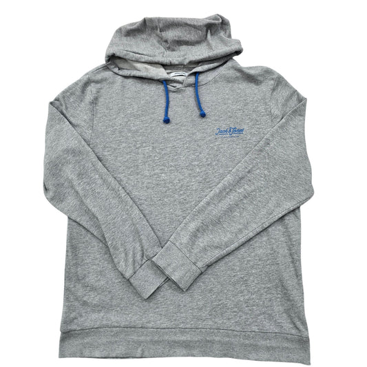 Jack & Jones Men Gray Hoodie size XL product image 1