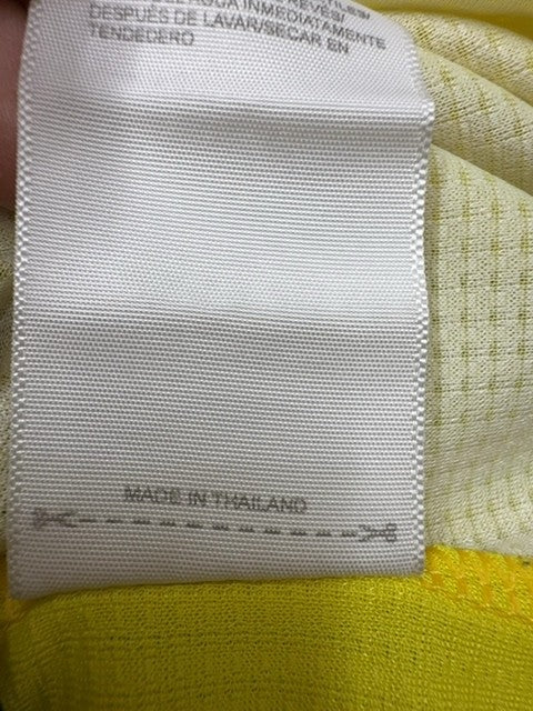 Adidas Colombia National Team Yellow Jersey S Climacool Short Sleeve