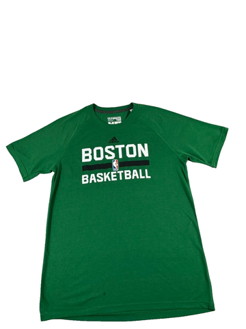 Adidas Men's Medium M Boston Basketball Ultimate Tee Green NBA Climalite