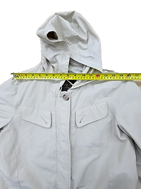 Woolrich John Rich & Bros Women's Gray Hooded Coat Size S