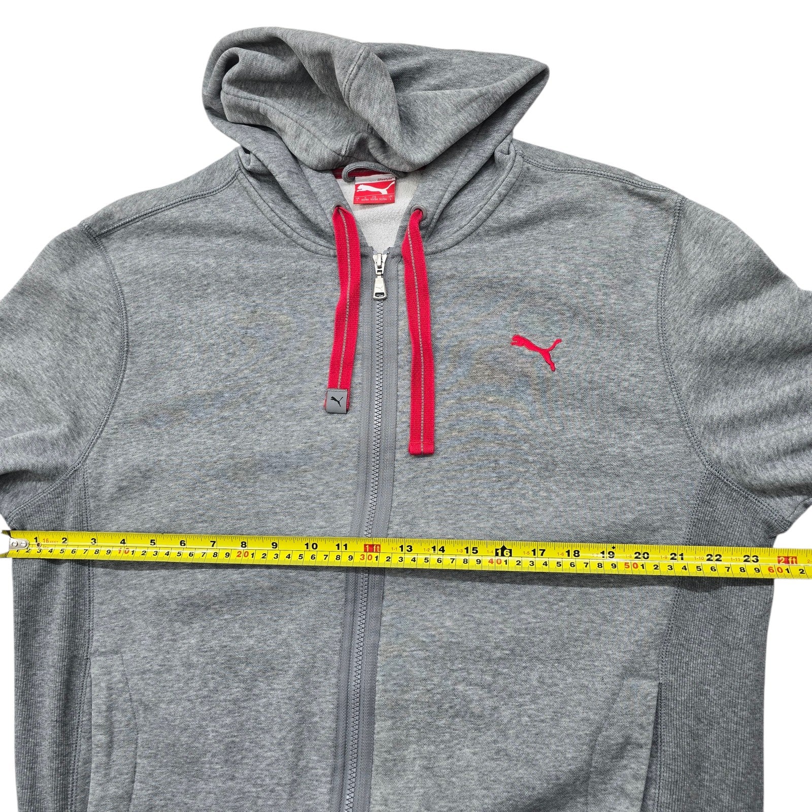 Puma Men Gray Hoodie size L product image 7