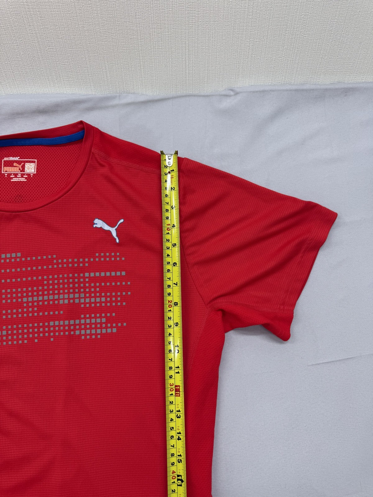 Puma Men's Red L Short Sleeve dryCELL Sportlifestyle T-Shirt