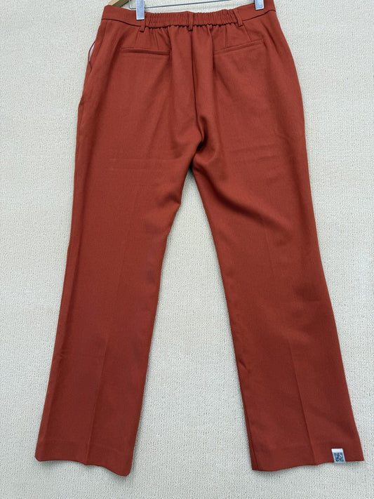 The Giving Movement Rust Wide Leg Pants XXL Organic Cotton Sustainable
