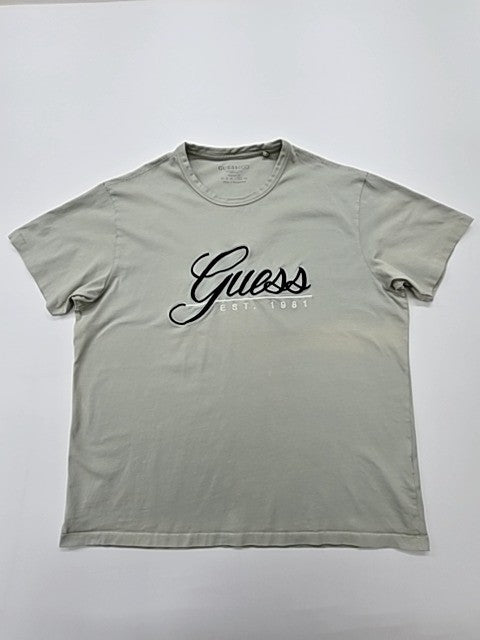 Guess Men Gray T-Shirt size XL product image 1