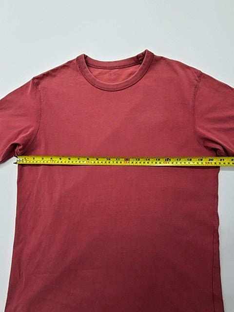 Uniqlo Men Burgundy Classic Cotton Crew Neck T-Shirt Size L MPN 341-041600