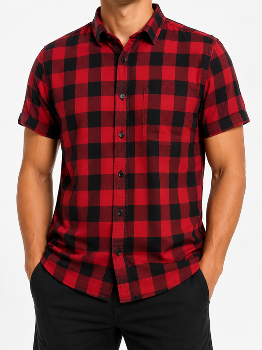 Pull&Bear Men Black Shirt size 38 product image 1