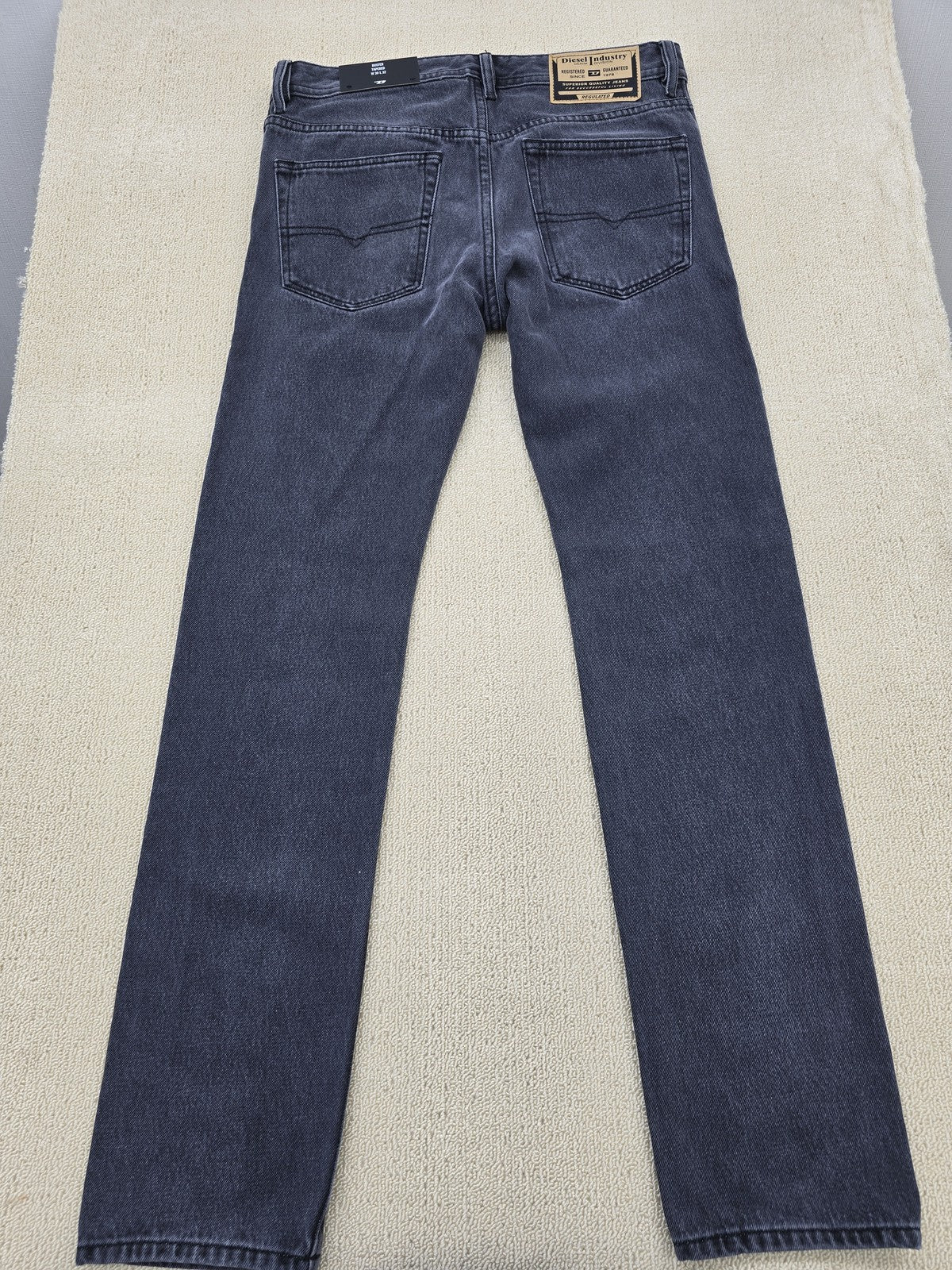 Diesel Buster Tapered Stretch Jeans Men's 30x32 Blue Denim