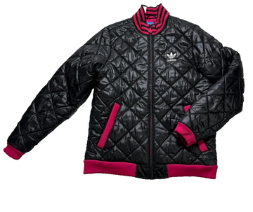 Adidas Puffer Jacket For Girls, Black & Pink