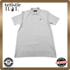 Kappa Men's White Polo Shirt – Size L, Short Sleeve, Cotton – Ref 7F627