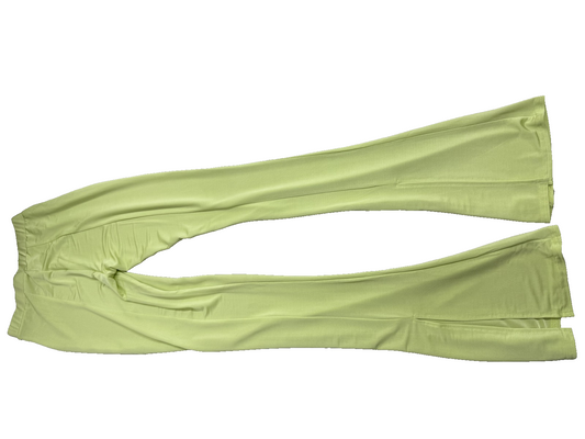 River Island Women's Green Pants – Size 8, Wide Leg