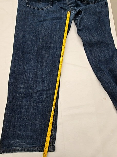 Levi's 569 Loose Straight Dark Wash Jeans 38x32 Men's