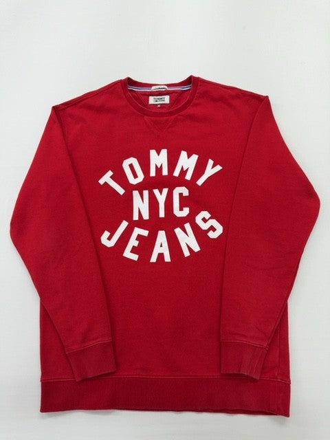 Tommy Jeans Men Red Sweatshirt size M product image 1