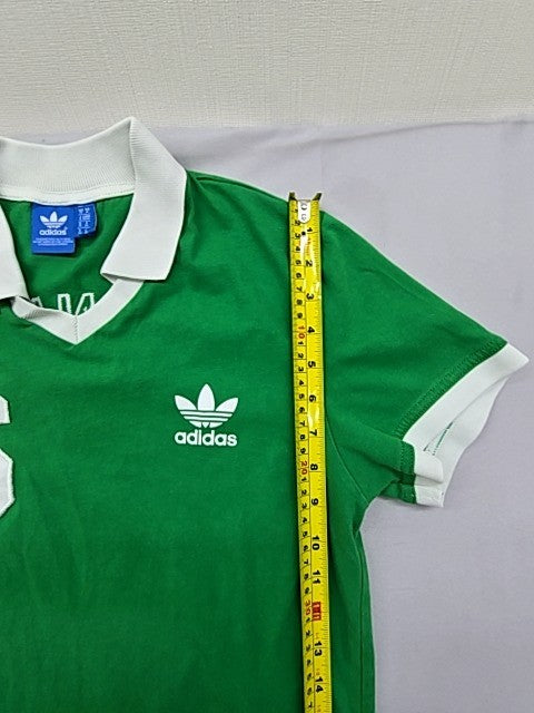 Adidas Men's Green Polo Jersey Short Sleeve Size M