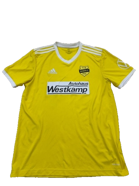 Adidas Unisex Yellow V-Neck AeroReady Jersey Size M