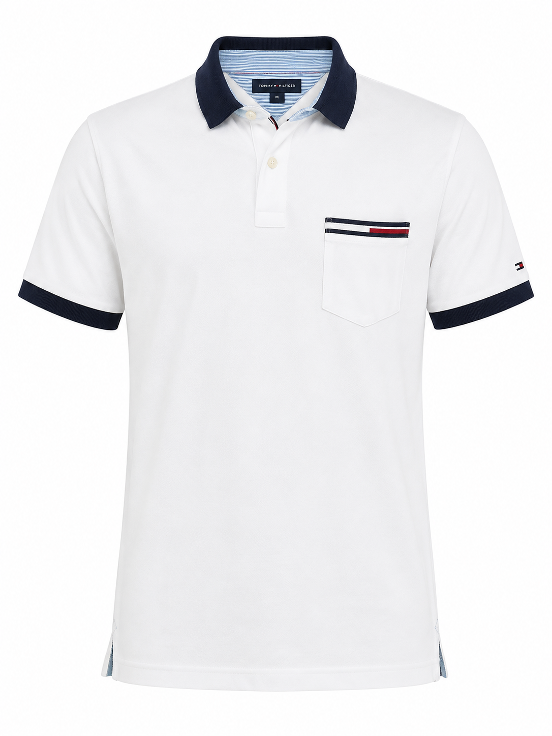 Tommy Hilfiger Boys White Polo Shirt size L product image 2
