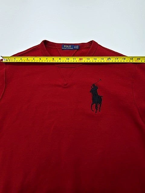 Polo Ralph Lauren Boys Red Logo Fleece Sweatshirt XL (10) Regular