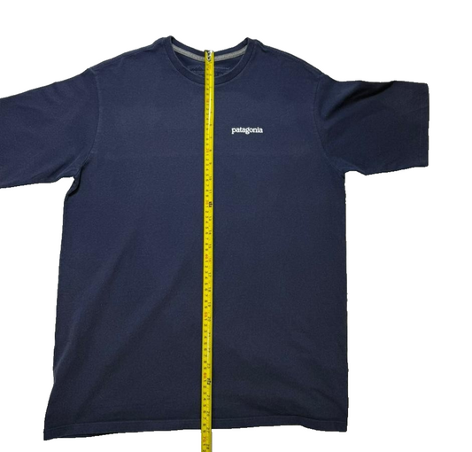 Patagonia Men's Blue Shirt – Size M, Regular Fit, Short Sleeve – Ref 1B53E