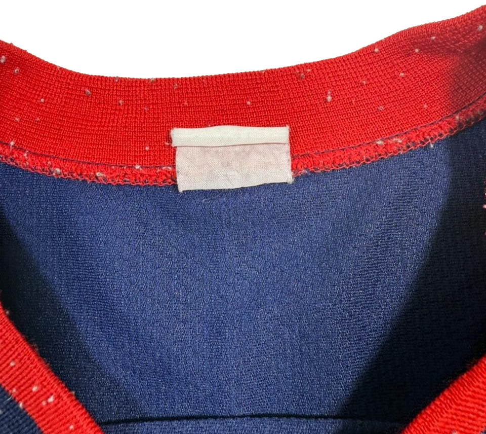 Ak Regents Transcona White Navy Red Hockey Jersey Number 35 Goalie Cut Men's XL