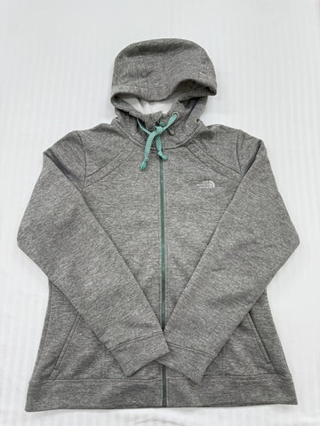 The North Face Boys Gray Zip Hoodie XL Fleece Outdoor Pullover