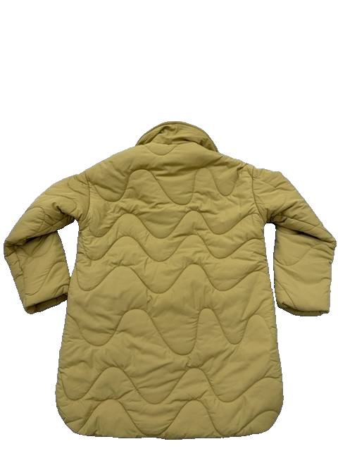 Monki Yellow Puffer Jacket Women XS Winter Regular Fit